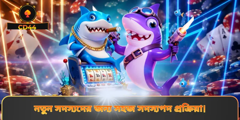 নতুন সদস্যদের জন্য সহজ সদস্যপদ প্রক্রিয়া।